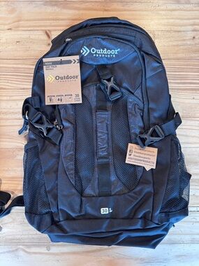 Outdoor Products 30L Black Backpack